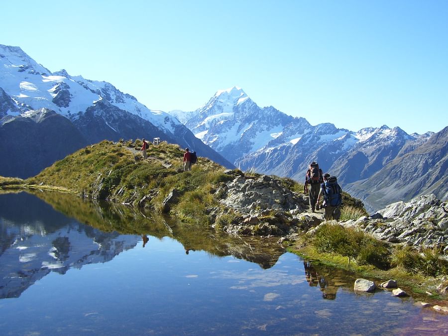 Majestic view of Mt. Cook/Aoraki National Park, a filming location for The Hobbit Trilogy