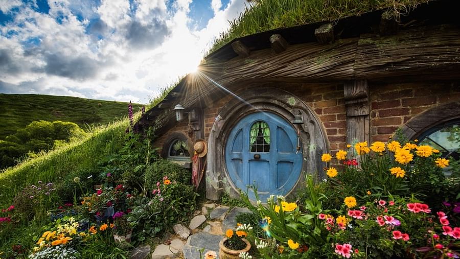 Vibrant depiction of Hobbit culture and society in the Shire