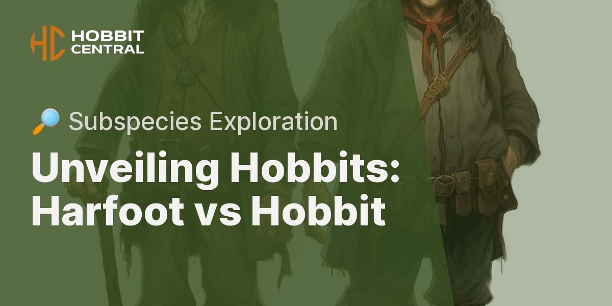 Harfoot vs Hobbit: A Look into the Subspecies of Hobbits