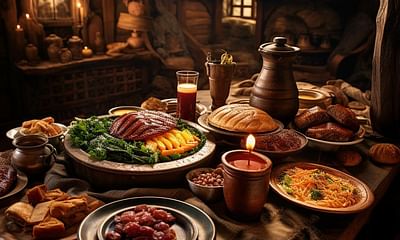 What are some intriguing details about hobbit meal times?