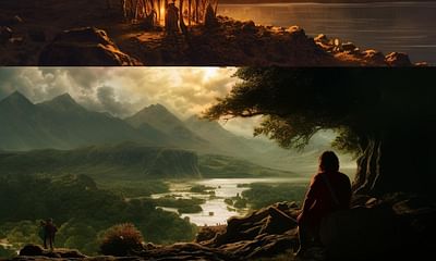What aspects of The Hobbit book are omitted in the movie adaptation?
