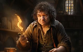 What drives Bilbo's actions in Chapter 16 of The Hobbit?