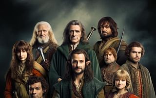 Which actors from the Lord of the Rings movies also appeared in the Hobbit movies?