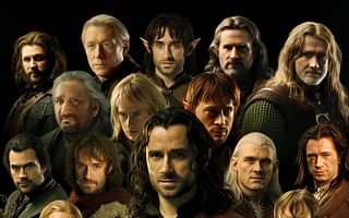 Which actors or actresses appeared in both The Hobbit and The Lord of the Rings series?