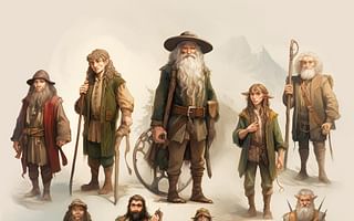Who are some dynamic characters in The Hobbit?
