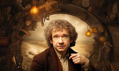 Who portrayed Bilbo Baggins in The Hobbit trilogy and what led to his casting?