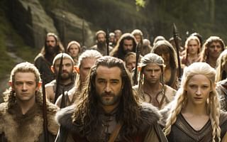 Why did the film The Hobbit feature so many dwarfs and other races?