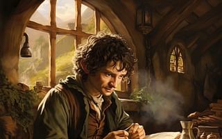 Why does Frodo appear in Peter Jackson's The Hobbit movies?